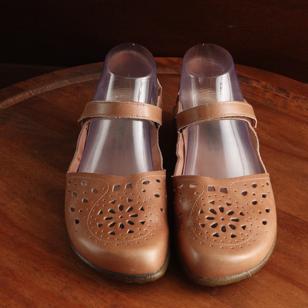 Naot Shoes WMS SZ EU 40 US 9 Brown Arataki Leather Slingback Comfort Flat Shoes - Picture 2 of 15
